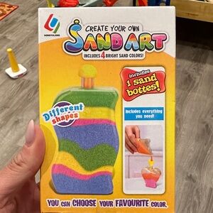Create Your Own Sand Art Kit — Bright Multicolor Sand
